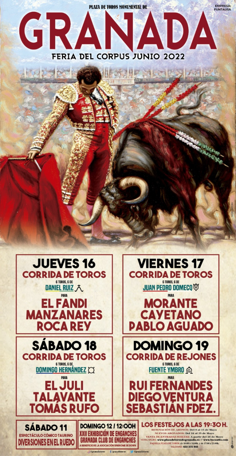 Presentación de carteles Feria Taurina del Corpus en Granada Plaza